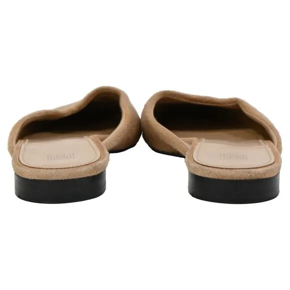 Toteme Flat Mules in Beige Cashmere