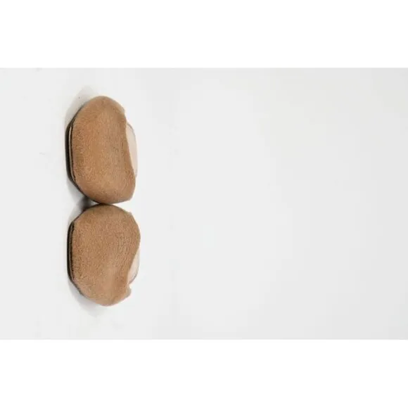 Toteme Flat Mules in Beige Cashmere