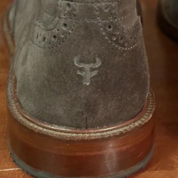 Trask Wingtip Suede Oxfords
