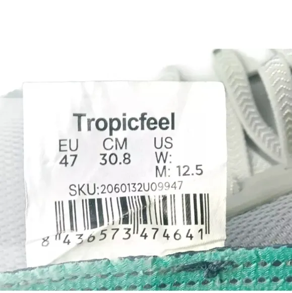Tropicfeel Jungle Men's 12.5 M Chip Grey High performance, Low impact Sneaker