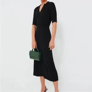 Tuckernuck Black Knit Janie Midi Dress