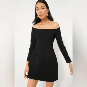Tuckernuck ladies Black Blakely Dress. NWT. Size 0. Off the shoulder fit &amp; Flare