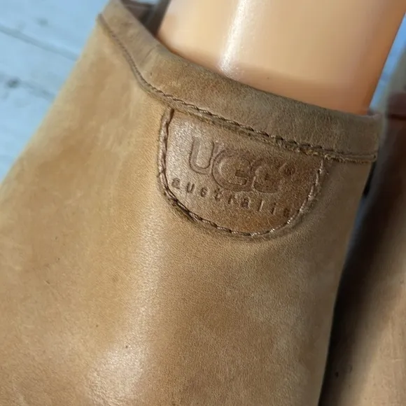 UGG Abbie Camel Clogs