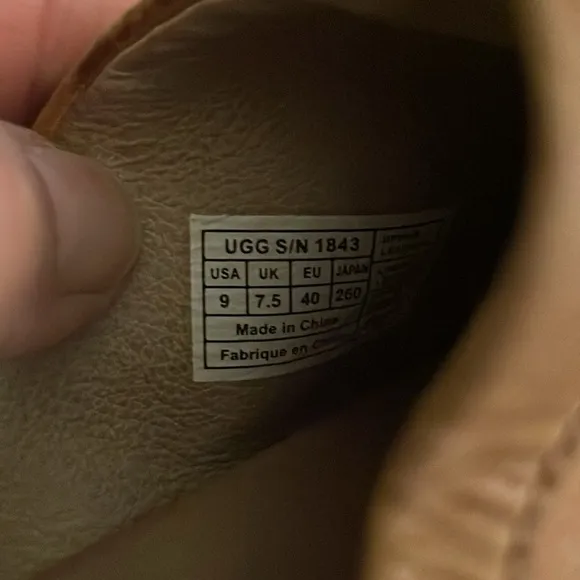 UGG Abbie Camel Clogs