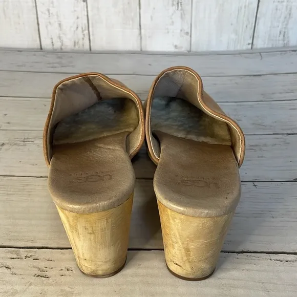 UGG Abbie Camel Clogs