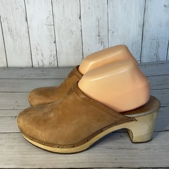 UGG Abbie Camel Clogs