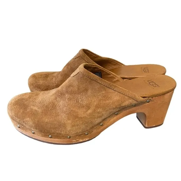UGG Abbie Leather Clogs
