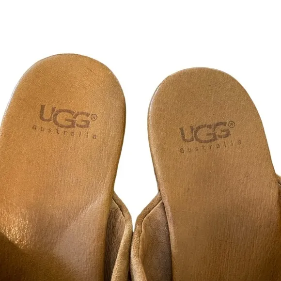UGG Abbie Leather Clogs