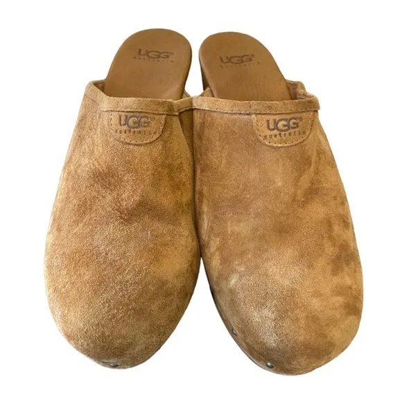 UGG Abbie Leather Clogs