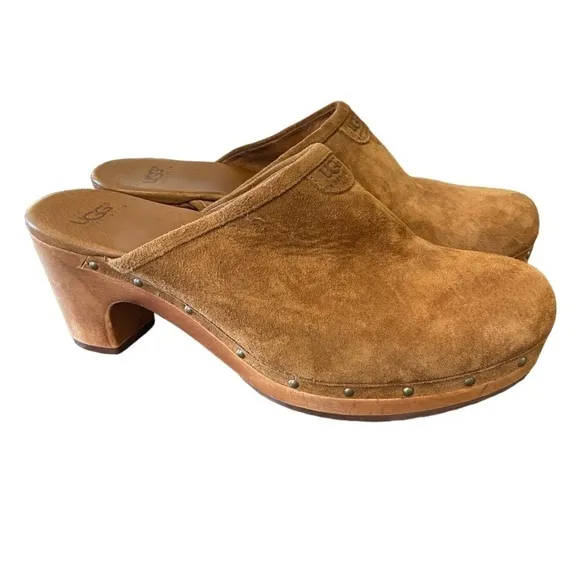 UGG Abbie Leather Clogs