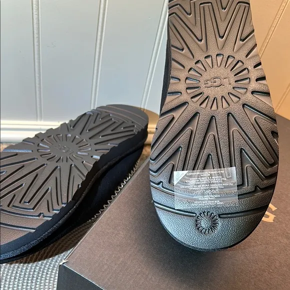 UGG Black Tasman Slip-Ons