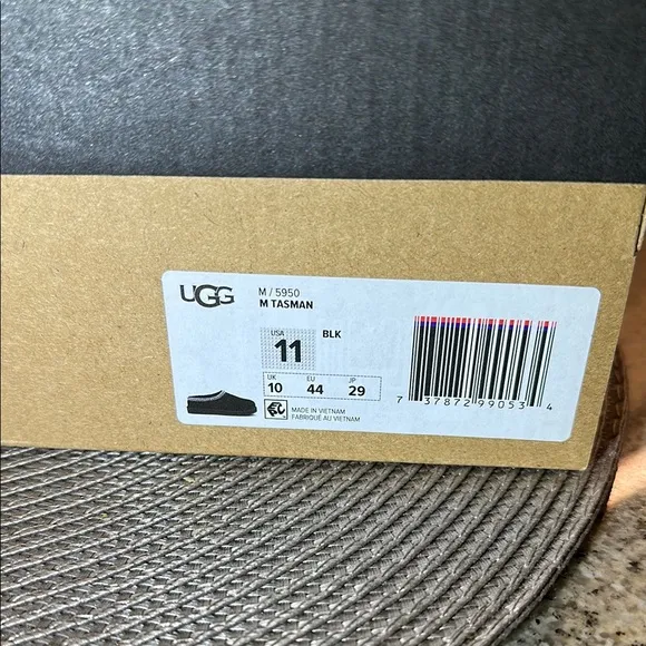UGG Black Tasman Slip-Ons