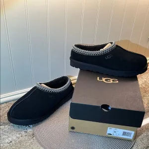 UGG Black Tasman Slip-Ons