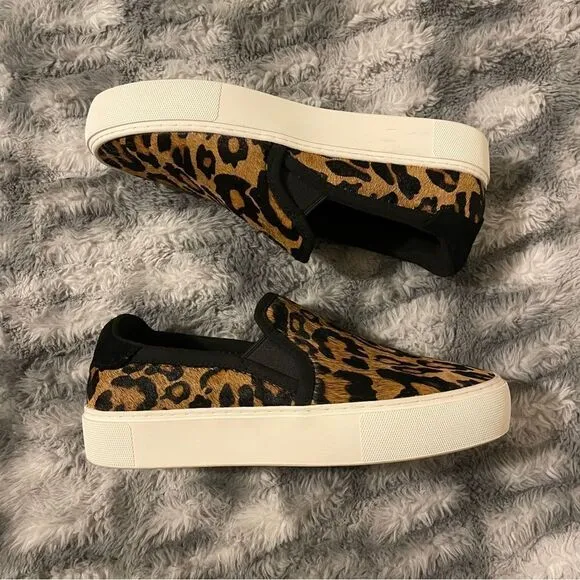 UGG Cahlvan Calf Hair Slide On Sneaker
