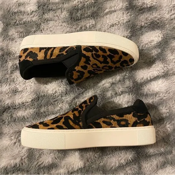 UGG Cahlvan Calf Hair Slide On Sneaker