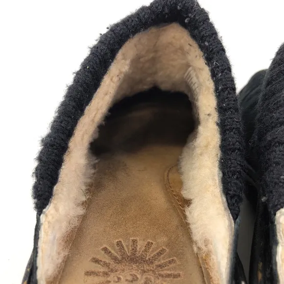 UGG Gael Wool Lined Wedge Slip-on Clogs 10