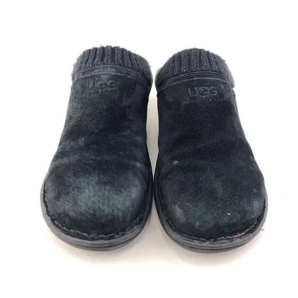 UGG Gael Wool Lined Wedge Slip-on Clogs 10