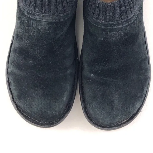 UGG Gael Wool Lined Wedge Slip-on Clogs 10
