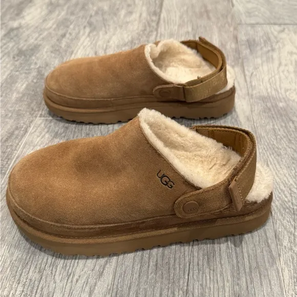Ugg goldenstar chestnut cozy clogs