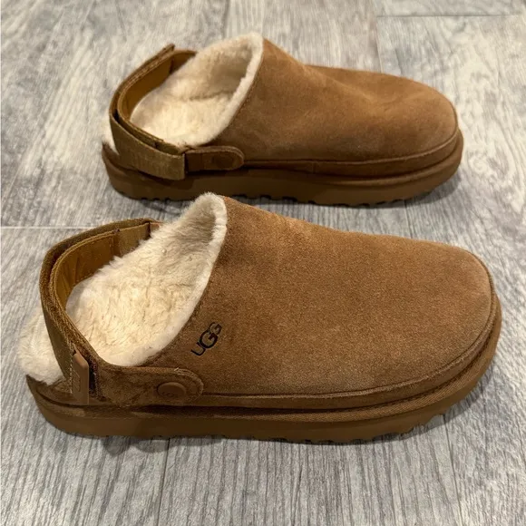 Ugg goldenstar chestnut cozy clogs