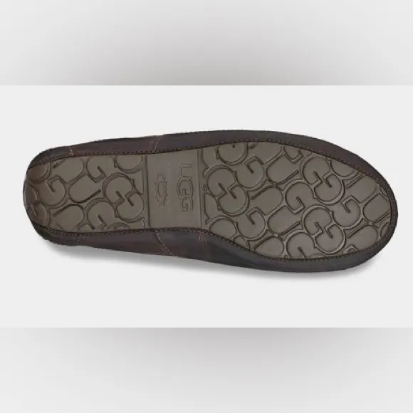 UGG MENs ASCOT CTEA LEATHER SLIPPER 7 M - Brand New