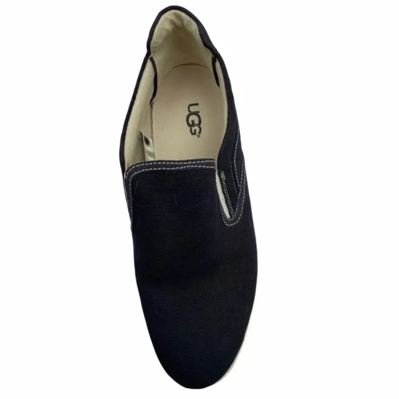 UGG Men’s Mateo Canvas Slip-on Black Shoe