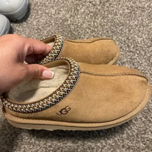 UGG Tan Suede Slip-On Shoes