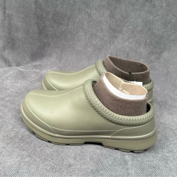 UGG TASMAN X Olive Shoes Rubber RAIN BOOTS Clogs WOMEN'S 8