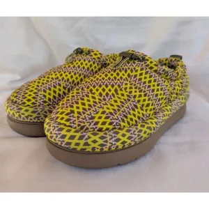 UGG Women's Maxi Heritage Braid Burnt Olive Platform Clog Shoes - Size 9 EU 40
