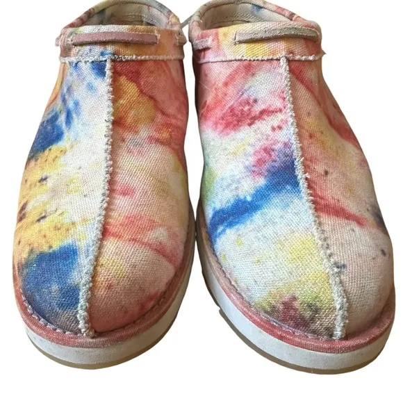 UGG x Ovadia Tasman Tie Dye Slip On Mule Slippers Size 6