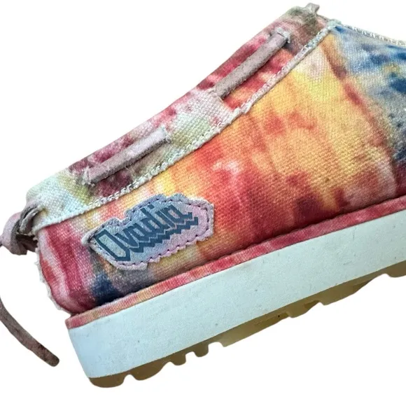UGG x Ovadia Tasman Tie Dye Slip On Mule Slippers Size 6