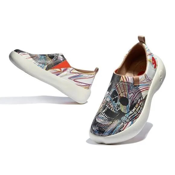UIN Women's Travel Walking Shoes Casual Lightweight Fashion Sneaker (Rock Power)