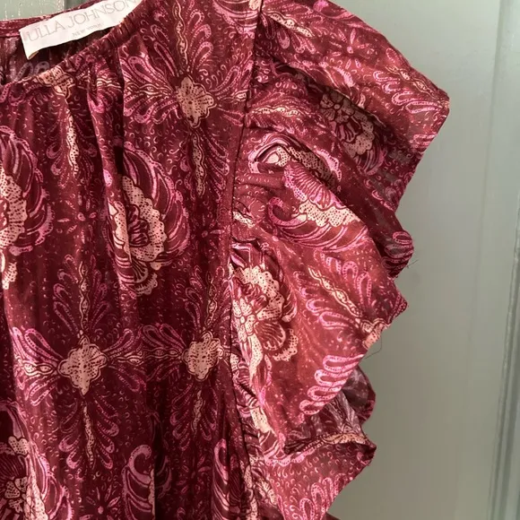 Ulla Johnson | Adele Mini Dress in Amaranthus | Sz 4