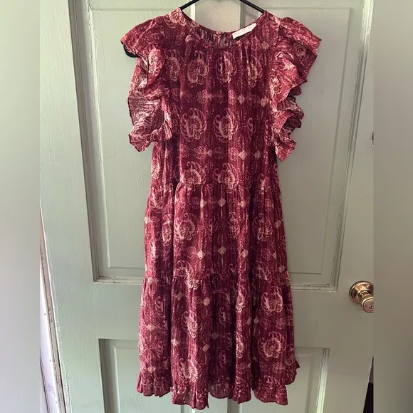 Ulla Johnson | Adele Mini Dress in Amaranthus | Sz 4