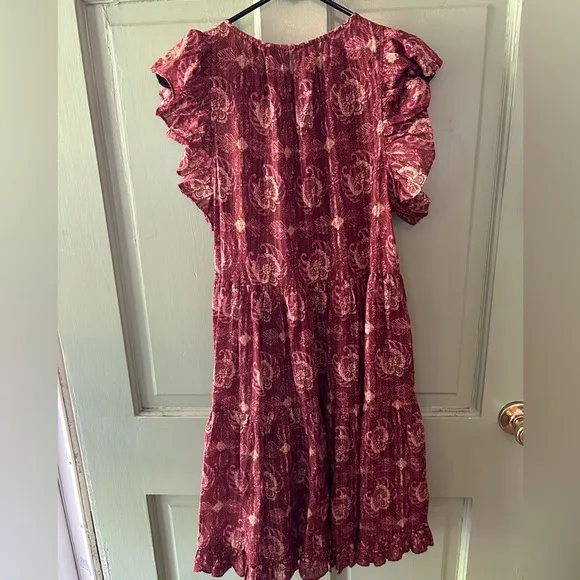 Ulla Johnson | Adele Mini Dress in Amaranthus | Sz 4