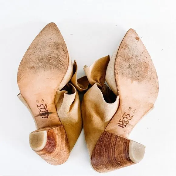 Ulla Johnson Heel Suede Lucia Bow Mule