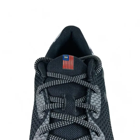 Under Armour Charged Pursuit 3 Freedom USA Black Men's Running Shoes 3025384-001