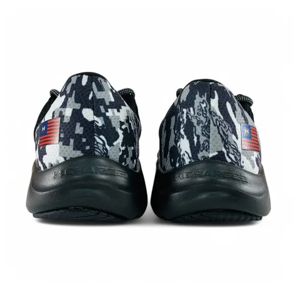 Under Armour Charged Pursuit 3 Freedom USA Black Men's Running Shoes 3025384-001