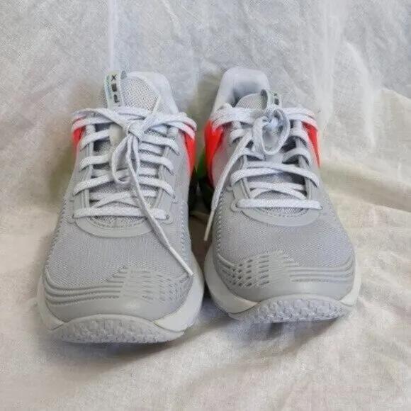 Under Armour HOVR Apex Grey Orange Size 6 Women