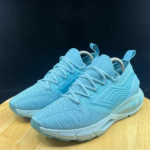 Under Armour HOVR Phantom Intelknit 2 Shoes Wmns 9.5 Blue Running Athletic Logo