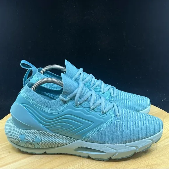 Under Armour HOVR Phantom Intelknit 2 Shoes Wmns 9.5 Blue Running Athletic Logo