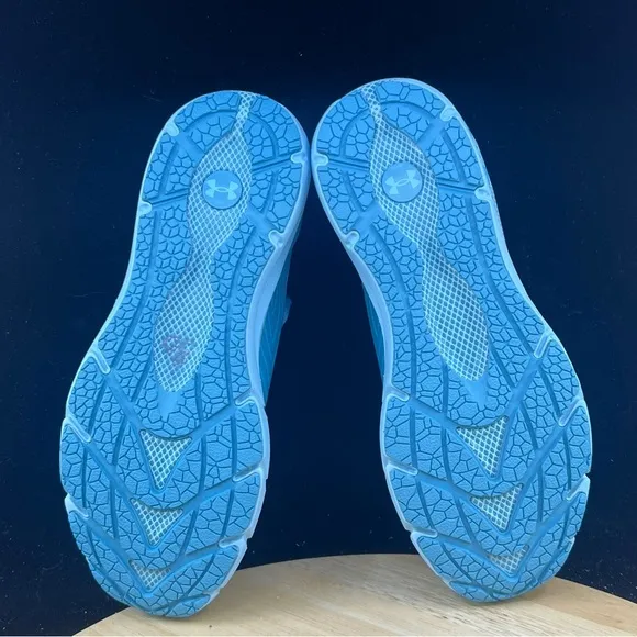 Under Armour HOVR Phantom Intelknit 2 Shoes Wmns 9.5 Blue Running Athletic Logo