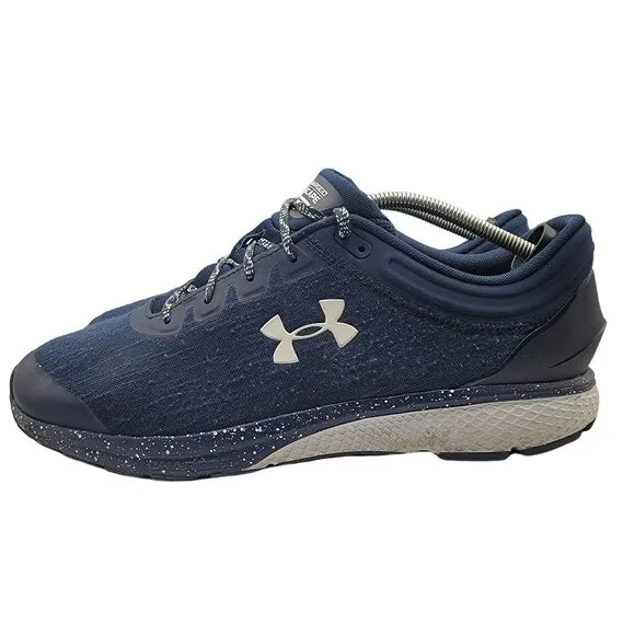 Under Armour Mens Size 14 Charged Escape 3 Evo Blue Running Shoes - 3023878-400