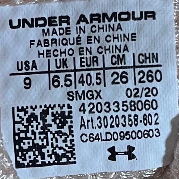 Under Armour Slingride 2 Womens Size 9 Running Shoes Sneakers Pink 3020358-602