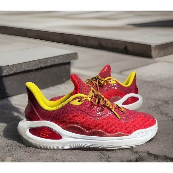 Under Armour UA Curry Flow 11 Basketball Shoes Bruce Lee Fire Mens 12