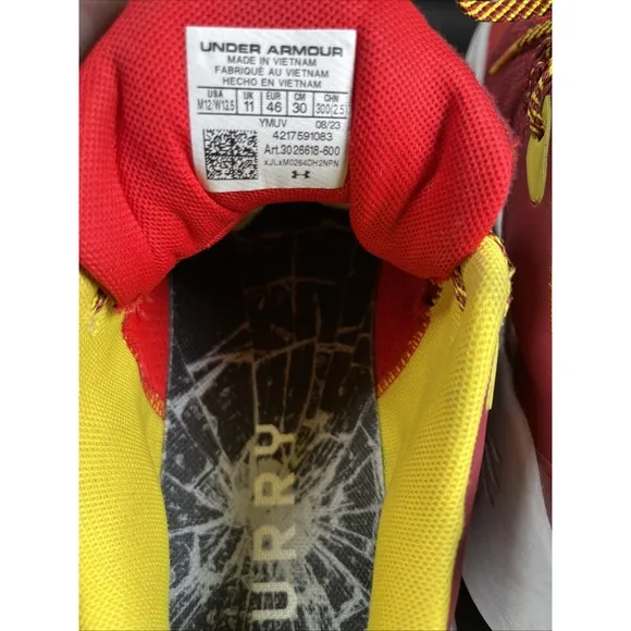 Under Armour UA Curry Flow 11 Basketball Shoes Bruce Lee Fire Mens 12