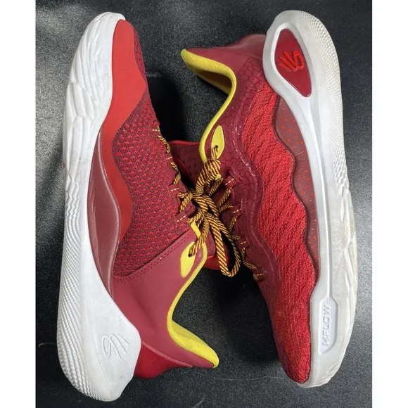 Under Armour UA Curry Flow 11 Basketball Shoes Bruce Lee Fire Mens 12
