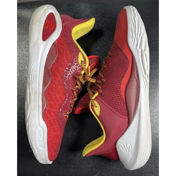 Under Armour UA Curry Flow 11 Basketball Shoes Bruce Lee Fire Mens 12