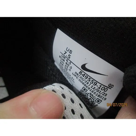 USED Nike Mens Air Max 2017 &quot;White/Black&quot; Shoes-Size 7.5