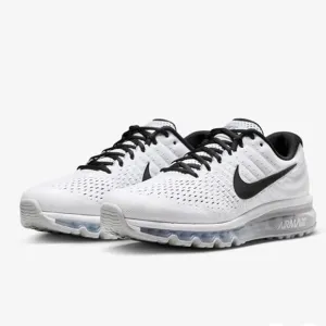 USED Nike Mens Air Max 2017 &quot;White/Black&quot; Shoes-Size 7.5